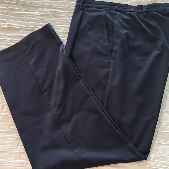 IZOD navy slacks - Picture 1 of 3